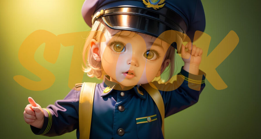 Baby Police Officer Image 1920x1024px